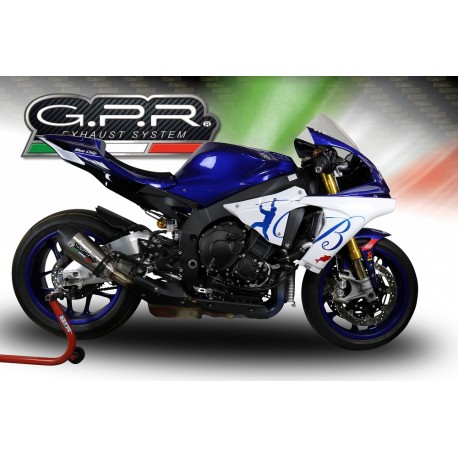 YAMAHA YZF R1-R1-M 2017 - 2019 ESCAPE GPR GP EVO4 TITANIUM SISTEMA HOMOLOGADO