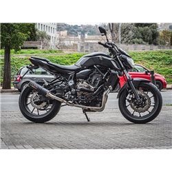 YAMAHA MT-07 2017 - 2020 ESCAPE GPR M3 BLACK TITANIUM SISTEMA HOMOLOGADO CON CATALIZADOR INCLUIDO
