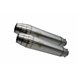BMW K 100 1983 - 1994 ESCAPE GPR DEEPTONE INOX CAFÈ RACER DOBLE SILENCIADOR HOMOLOGADO