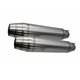 BMW K 100 1983 - 1994 ESCAPE GPR DEEPTONE INOX CAFÈ RACER DOBLE SILENCIADOR HOMOLOGADO