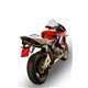 HONDA CBR 600 RR 2003 - 2004 ESCAPE GPR DEEPTONE INOX SISTEMA HOMOLOGADO
