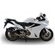 HONDA VFR 800 F 2014 - 2016 ESCAPE GPR FURORE NERO SISTEMA HOMOLOGADO