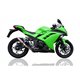KAWASAKI NINJA 300 R 2012 - 2017 ESCAPE GPR DEEPTONE INOX SISTEMA HOMOLOGADO