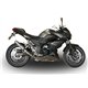 KAWASAKI Z 300 2014 - 2017 ESCAPE GPR DEEPTONE INOX SISTEMA RACING