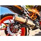 KTM DUKE 125 2011 - 2016 ESCAPE GPR M3 INOX SISTEMA RACING