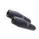 MOTO GUZZI NEVADA 350 1991 - 2001 ESCAPE GPR DEEPTONE BLACK CAFÈ RACER DOBLE SILENCIADOR HOMOLOGADO