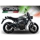 YAMAHA XSR 700 2021 - 2024 ESCAPE GPR FURORE NERO SISTEMA HOMOLOGADO CON CATALIZADOR INCLUIDO