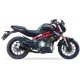 BENELLI BJ 300 GS - BN 302 L3XB SLIP ON - DUAL HYPERLOW BLACK XL