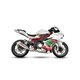 BENELLI BJ 300 GS-C - BN 302 R L3XB SLIP ON - DUAL HYPERLOW BLACK XL