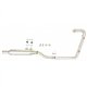 BENELLI IMPERIALE 400 HC1-3S SLIP ON - IRONHEAD ROUND MATT INOX