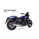 H-D STREET 500 14-20 HC2-2C SLIP ON - IRONHEAD ROUND CHROME