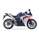 HONDA CBR 250 R 11-14 SOVE SLIP ON - HEXOVAL XTREM EVOLUTION