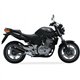 HONDA CBF 500 04-11 (PC39) XOVE SLIP ON - HEXOVAL XTREM BLACK