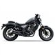 HONDA REBEL CMX 500 L3XB SLIP ON - DUAL HYPERLOW BLACK XL
