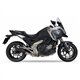 HONDA NC 700 X - S - INTEGRA 12-13 (RC61 RC62 RC63) RCR SLIP ON - ROUND CARBON XTREM