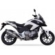 HONDA NC 700 X - S - INTEGRA 12-13 (RC61 RC62 RC63) SOVE SLIP ON - HEXOVAL XTREM EVOLUTION