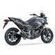 HONDA NC 700 X - S - INTEGRA 12-13 (RC61 RC62 RC63) L3XB SLIP ON - DUAL HYPERLOW BLACK XL