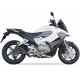 HONDA VFR 800 X CROSSRUNNER 11-14 (RC60) L3XB SLIP ON - DUAL HYPERLOW BLACK XL