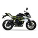 KAWASAKI Z 125 - NINJA 125 19-21 L3XB SLIP ON - DUAL HYPERLOW BLACK XL