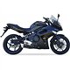 KAWASAKI ER-6 05-11 (EX650A C D - ER650A C D) L3XB SLIP ON - DUAL HYPERLOW BLACK XL