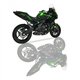 KAWASAKI ER-6 12-16 (EX650E F - ER650E F) SX1 FULL SYSTEM - SUPER XTREM