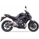 KAWASAKI ER-6 12-16 (EX650E F - ER650E F) L3XB FULL SYSTEM - DUAL HYPERLOW BLACK XL