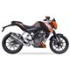 KTM DUKE 125 - 200 11-16 SOVE SLIP ON - HEXOVAL XTREM EVOLUTION