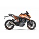 KTM DUKE - RC 125 17-20 RB SLIP ON - RACE XTREM BLACK