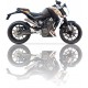 KTM DUKE 390 12-16 OVC11SS SLIP ON - DUAL UNDER SEAT