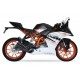 KTM RC 390 15-16 L3XB SLIP ON - DUAL HYPERLOW BLACK XL
