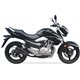 SUZUKI INAZUMA GW 250 12-15 L3XB SLIP ON - DUAL HYPERLOW BLACK XL