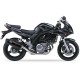 SUZUKI SV 650 S 06-12 (WVBY) XOVE SLIP ON - HEXOVAL XTREM BLACK