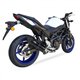 SUZUKI SV 650 X 16-21 (WCX1) XOVE SLIP ON - HEXOVAL XTREM BLACK