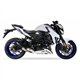 SUZUKI GSR 750 11-16 (C5) RB SLIP ON - RACE XTREM BLACK