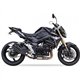 SUZUKI GSR 750 11-16 (C5) L3XB SLIP ON - DUAL HYPERLOW BLACK XL