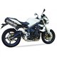 TRIUMPH STREET TRIPLE 675 07-11 (D67LD) SOVE SLIP ON (LEFT MUFFLER) - HEXOVAL XTREM EVOLUTION