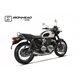 TRIUMPH BONNEVILLE T100 / BLACK 18-20 (DB01) OVC11SS SLIP ON (LEFT MUFFLER) - IRONHEAD CONICAL MATT INOX