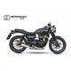 TRIUMPH STREET CUP (DZ01) OVC11SS SLIP ON (RIGHT MUFFLER) - IRONHEAD CONICAL MATT INOX