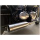 TRIUMPH SPEEDMASTER 18-20 HC1-3S SLIP ON (LEFT MUFFLER) - IRONHEAD ROUND MATT INOX