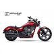 VICTORY VEGAS - HAMMER 06-16 HC1-2B SLIP ON (UPPER MUFFLER) - IRONHEAD ROUND BLACK