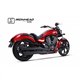 VICTORY VEGAS - HAMMER 06-16 HC1-2B SLIP ON (LOWER MUFFLER) - IRONHEAD ROUND BLACK