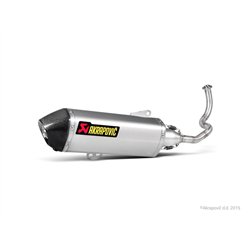 Honda sh 125 i stainless steel akrapovic