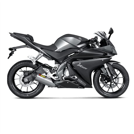 Yamaha mt-125 abs ece type approved| full system akrapovic