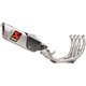 Yamaha yzf-r6 600 silver akrapovic