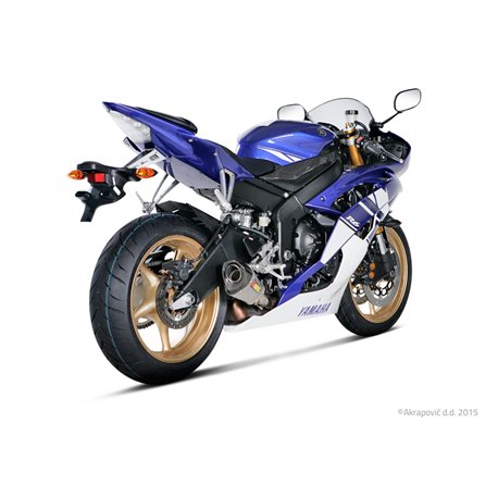 Yamaha yzf-r6 600 wgp 50th anniversary slip-on line akrapovic