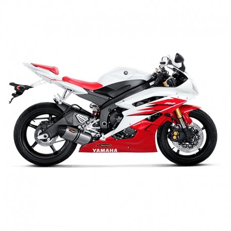 Yamaha yzf-r6 600 carbon fiber akrapovic