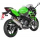 Kawasaki z 400 abs muffler akrapovic