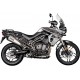 Triumph tiger 800 xc abs silver akrapovic