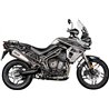 Triumph tiger 800 xcx abs silver akrapovic