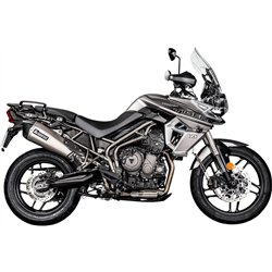 Triumph tiger 800 xr abs silver akrapovic